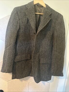 Wool Blazer Harris tweed and J press - Gray